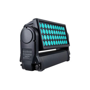 WL 44x10W RGBW 4az1 IP65 Kültéri LED Falmosó színházi lámpa reflektor 25-35° DMX, RDM, Dimmer