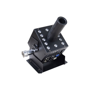 RGB LED 12x3W Nagyteljesítményű ködgéppel (8-10m) távirányítóval DMX