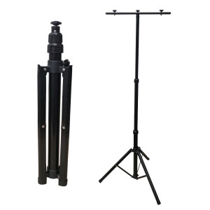 Reflektor tartó állvány fekete teleszkópos