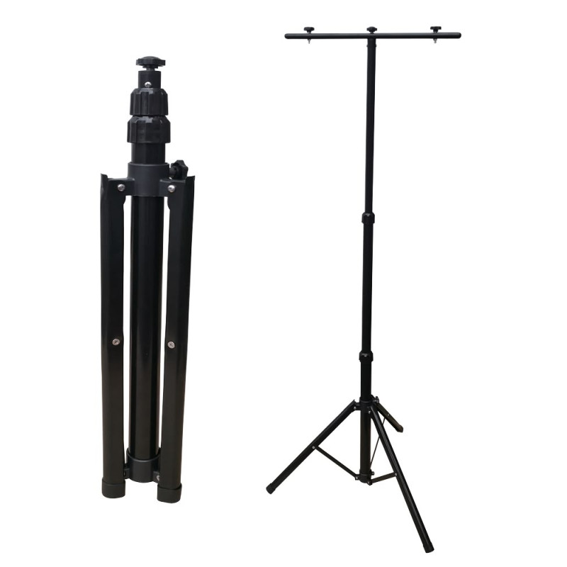 Reflektor tartó állvány fekete teleszkópos