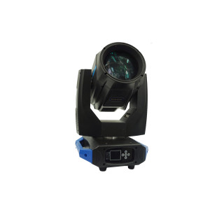 330W 8000K Beam Forgófejes színpad effekt lámpa 330 15R dupla prizmával 0-3.8° DMX512 (13 Gobo, 13 szín)