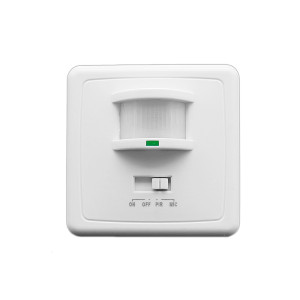 PIR MOTION SENSOR IP20 AC220-240V D:9m 160° Lux:10-2000
