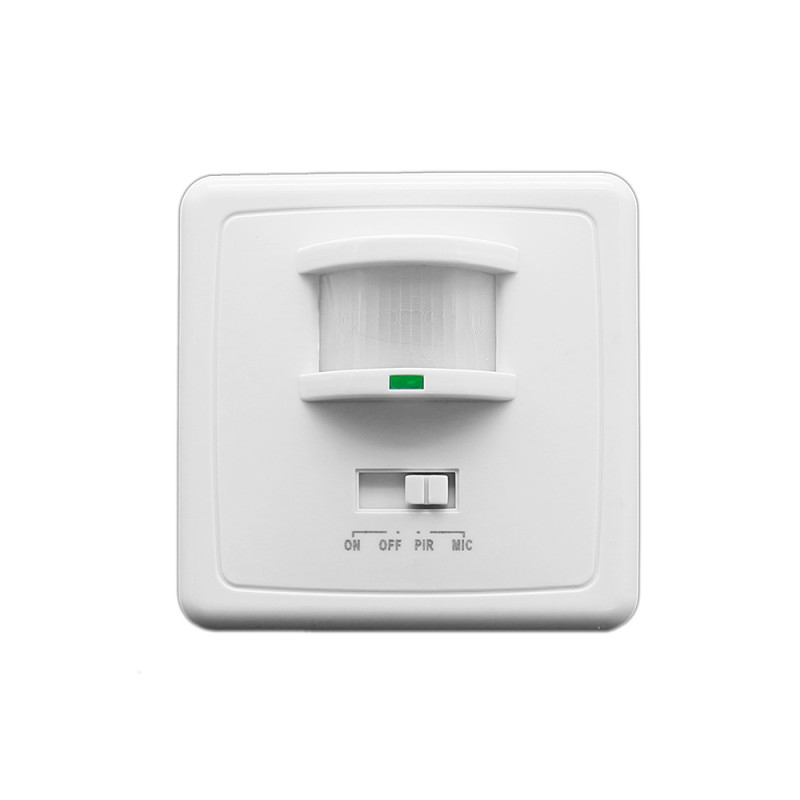 PIR MOTION SENSOR IP20 AC220-240V D:9m 160° Lux:10-2000