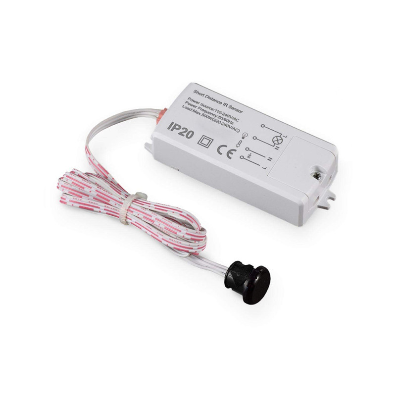 LED IR Közelségérzékelő 180° 230V IP20 Optonica, fehér