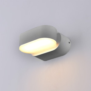 LED WALL LIGHT EPISTAR AC220-240V 6W IP54 660LM GREY BODY 4000K