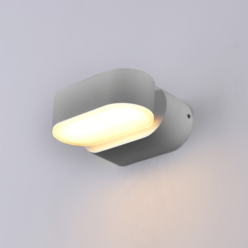 LED WALL LIGHT EPISTAR AC220-240V 6W IP54 660LM GREY BODY 4000K