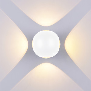 LED WALL LIGHT CREE AC220-240V 4W IP54 440LM WHITE BODY 4000K