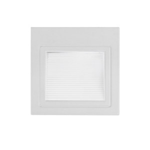 LED STEP LIGHT SQUARE WHITE 3W 4200K 195LM AC220-240V IP20