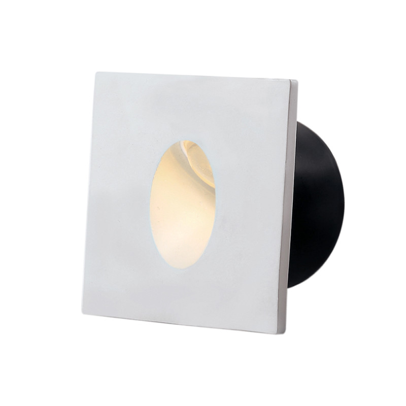 LED STEP LIGHT SQUARE WHITE 3W 3000K 120LM AC220-240V IP20