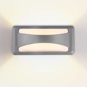 LED WALL LIGHT GREY 12W 4200K 780LM AC100-240V IP65