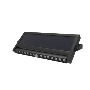 LED SOLAR WALL LIGHT 4Ah/3.2V 1000lm PIR IP54