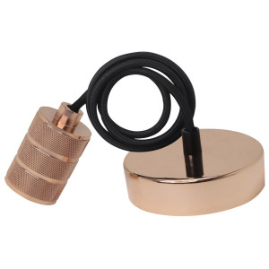 VINTAGE PENDANT LIGHT HOLDER 1M E27 ROSE GOLD