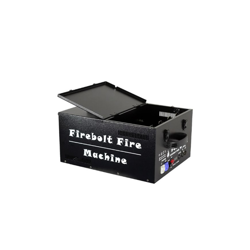Firebolt 4xLPG gázpalackos színpadi tűzgép 4ch DMX512, Távirányító