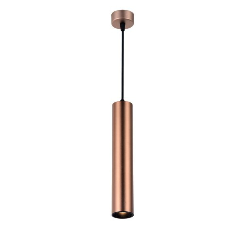 Függeszték lámpa GU10 foglalattal Alumínium Bronz 5.5X30cm Optonica 9065