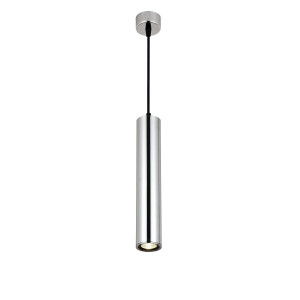 Függeszték lámpa GU10 foglalattal Alumínium Króm 5.5X30cm Optonica 9066
