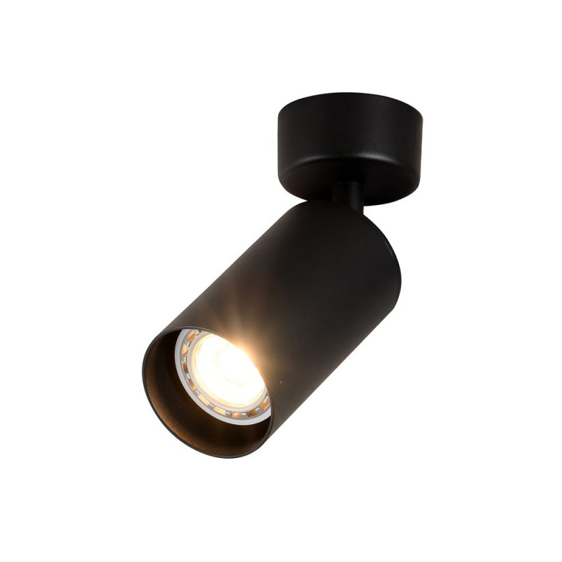 HANGING FIXTURE SINGLE HEAD GU10 ALUMINIUM BLACK BODY 6X10.8CM