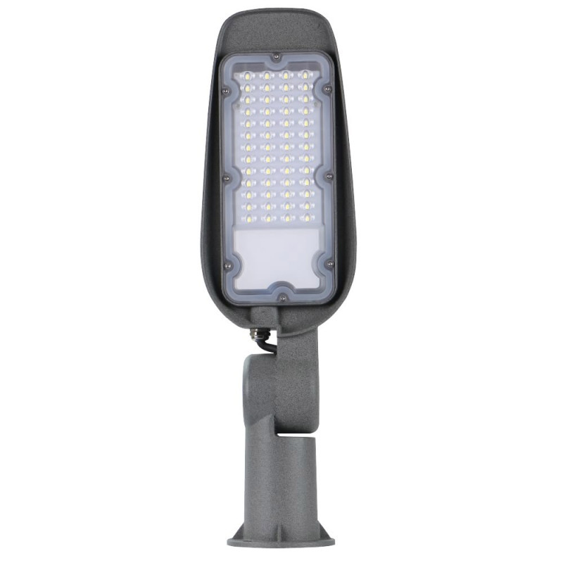 LED STREET LIGHT 20W 220-240V 100LM/W IP65 75x135° 6000K GREY BODY