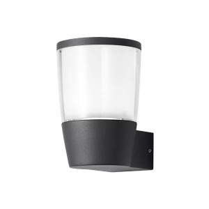 WALL LIGHT 1*7W 490LM 3000K 220-240V/50-60Hz IP54 - DARK GREY