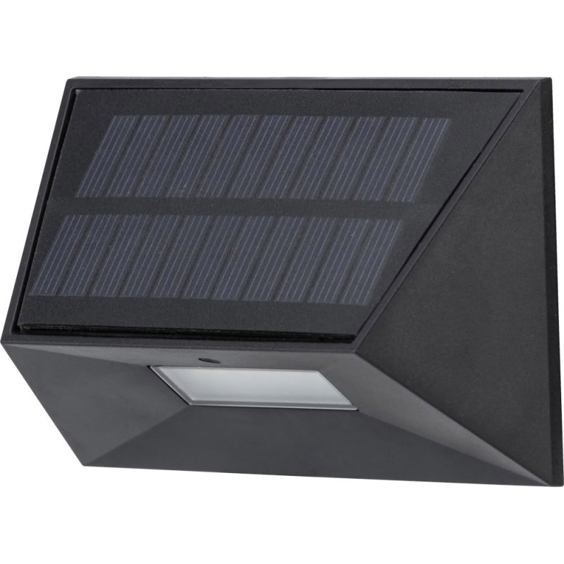 LED SOLAR WALL LIGHT 3.7V/1200mAH 0.5W 40LM IP65 3000K
