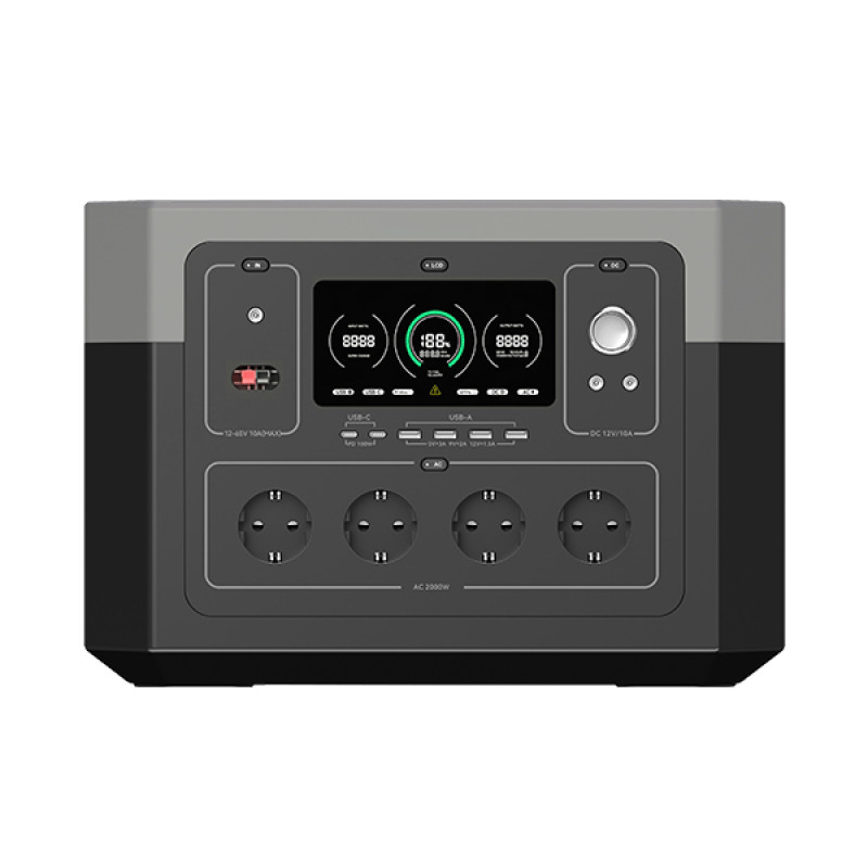 PORTABLE POWER STATION 2000W/2096WH(46.8V/48MAH)