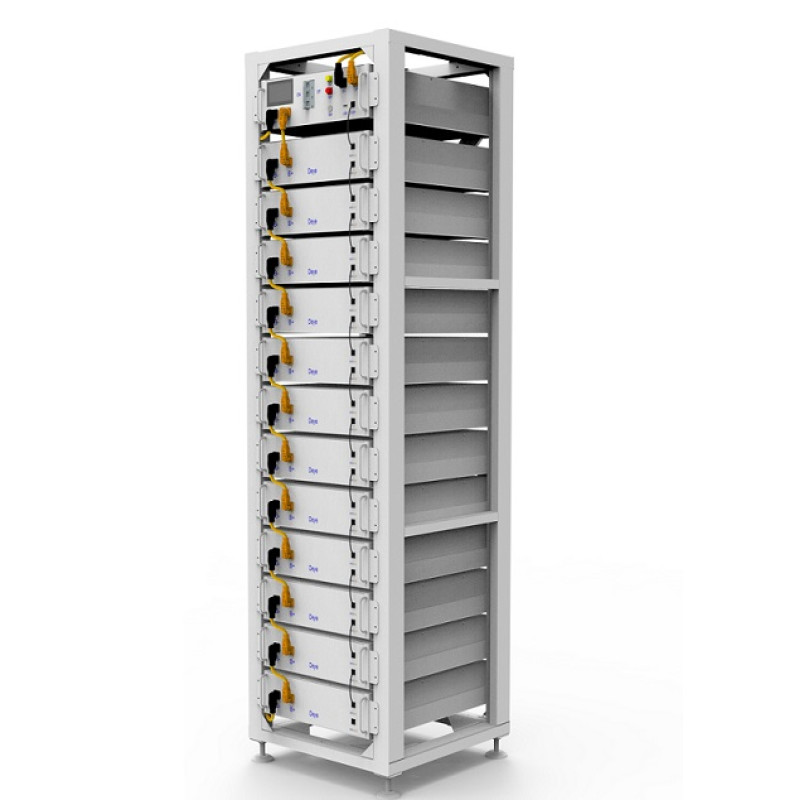 DEYE STANDARD 19inch RACK for 12pcsBatteries/1pcsController