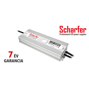 Scharfer vízmentes kültéri LED tápegység 300W 12V IP67 7év garancia