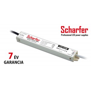 Scharfer vízmentes kültéri LED tápegység 45W 12V IP67 7év garancia