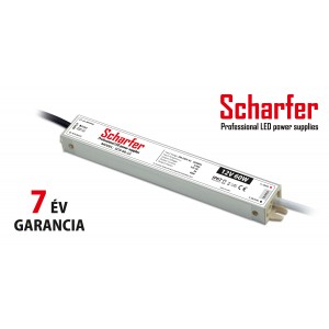 Scharfer vízmentes kültéri LED tápegység 60W 12V IP67 7év garancia