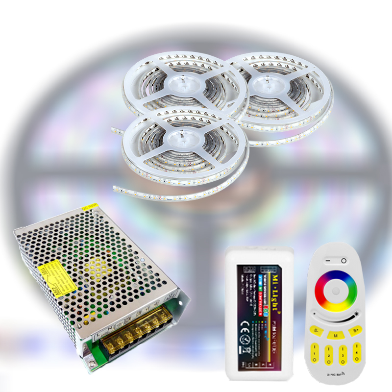 Mi-Light RF RGB 5050-60 LED szalag szett 15m