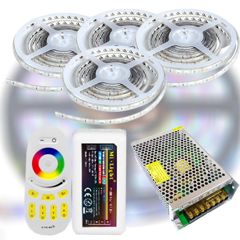 Mi-Light RF RGB 5050-60 LED szalag szett 20m