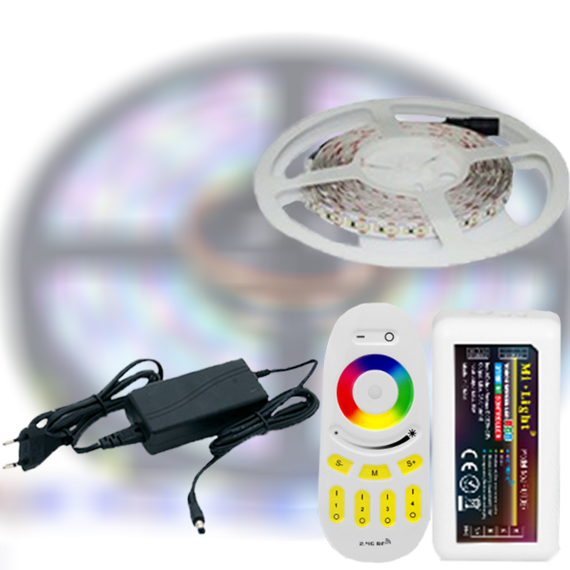 Mi-Light RF RGB 5050-30 LED szalag szett 5m