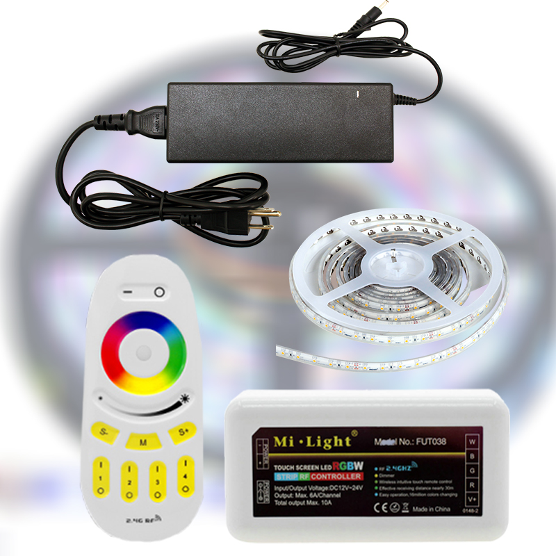 Mi-Light RF RGBDW 5050-60 LED szalag szett 5m