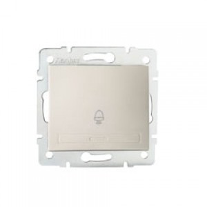 MOWION DOMO Nyomókapcsoló csengőjellel    , krém