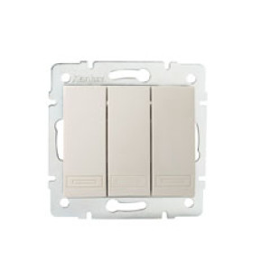 MOWION DOMO Hármas csillárkapcsoló    , krém