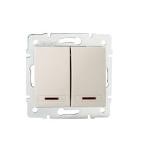 MOWION DOMO Jelzőfényes csillárkapcsoló    , krém