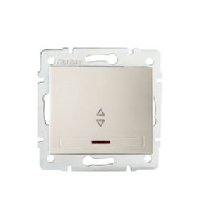 MOWION DOMO Jelzőfényes alternatív váltó kapcsoló   , krém