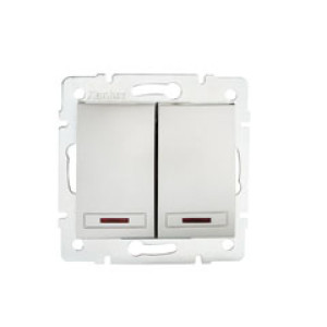 MOWION DOMO Jelzőfényes csillárkapcsoló    , ezüst