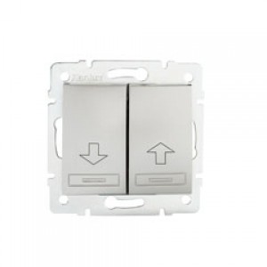 MOWION DOMO Redőny nyomókapcsoló    , ezüst