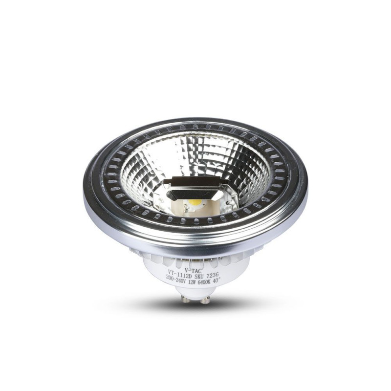 V-TAC LED spot égő AR111 GU10 12W 4000K 900lm Dimmelhető