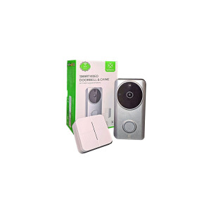 Woox Smart Home Video Kaputelefon - R4957 (1280*720P, kétirányú hangkapcsolat, éjszakai kameramód, 128GB SD)
