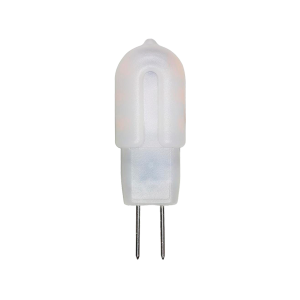 LED lámpa , 12V DC , kapszula , G4 foglalat , 2 Watt , 360°, meleg fehér