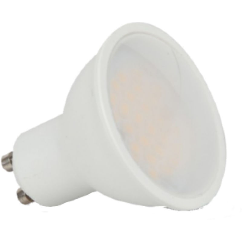 LED lámpa , égő , szpot , GU10 foglalat , 110° , 5 Watt , meleg fehér , Optonica 