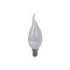 LED lámpa égő, E14 foglalat, gyertya láng forma, 6 watt, természetes fehér